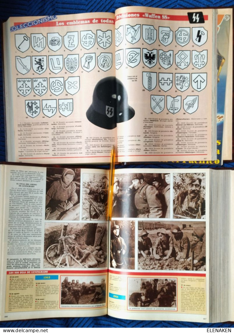 La II Guerra Mundial.LA COLECCIÓN ABC, Todos Los Fascículos. ENCUADERNADOS.1989 - Culture