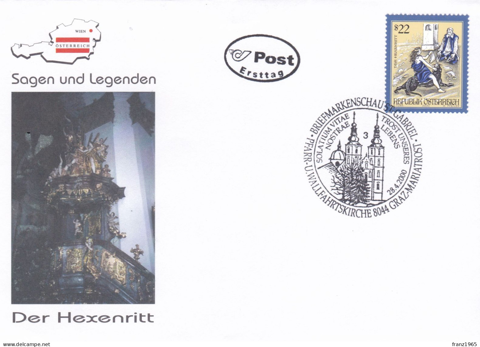 Briefemarkenschau St. Gabriel - Graz - 2000 - Storia Postale