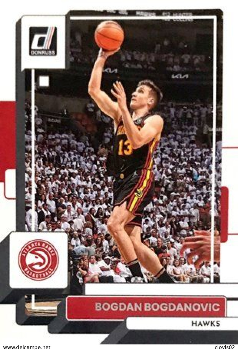 63 Bogdan Bogdanovic - Atlanta Hawks - Panini NBA Donruss Carte Basketball 2022-2023 - Other & Unclassified