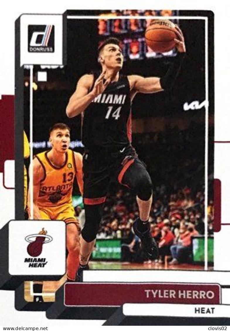75 Tyler Herro - Miami Heat - Panini NBA Donruss Carte Basketball 2022-2023 - Otros & Sin Clasificación