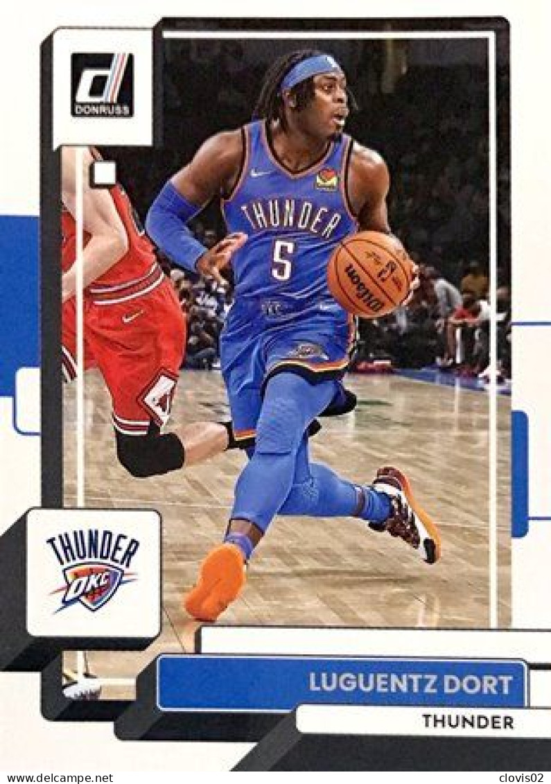 101 Luguentz Dort - Oklahoma City Thunder - Panini NBA Donruss Carte Basketball 2022-2023 - Otros & Sin Clasificación