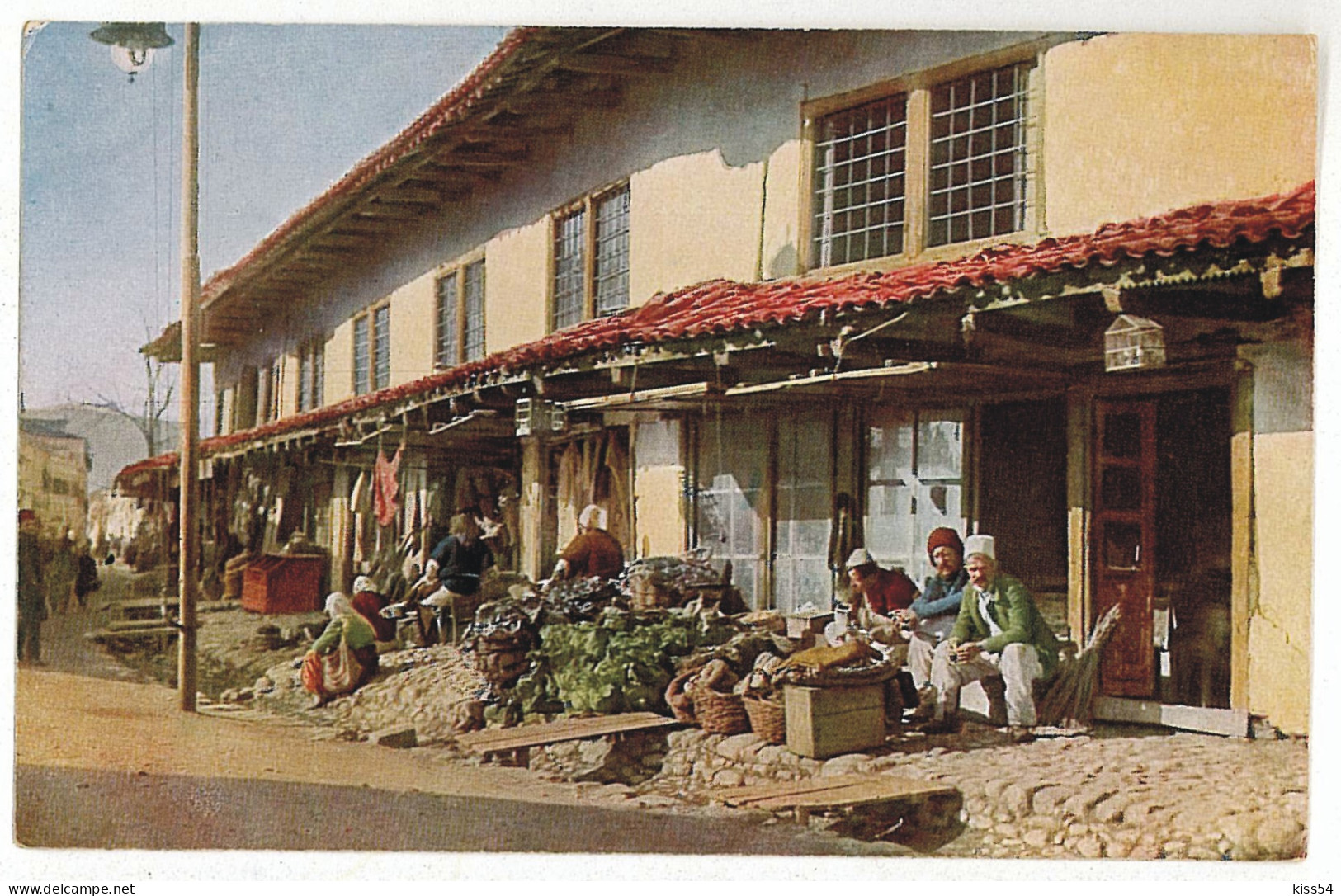 AB 2 - 2830 MARKET, Albania, Vegetables Sellers - Old Postcard - Unused - Albanie