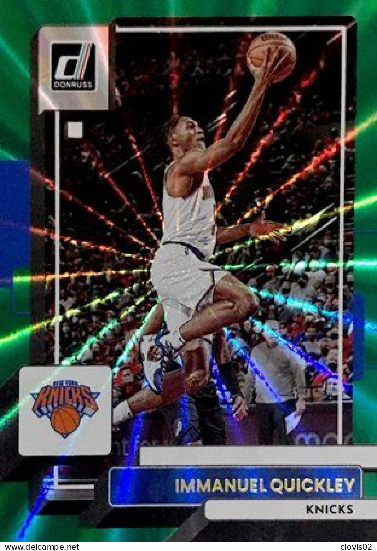 175 Immanuel Quickley - New York Knicks - Panini NBA Donruss Carte Basketball 2022-2023 - Otros & Sin Clasificación