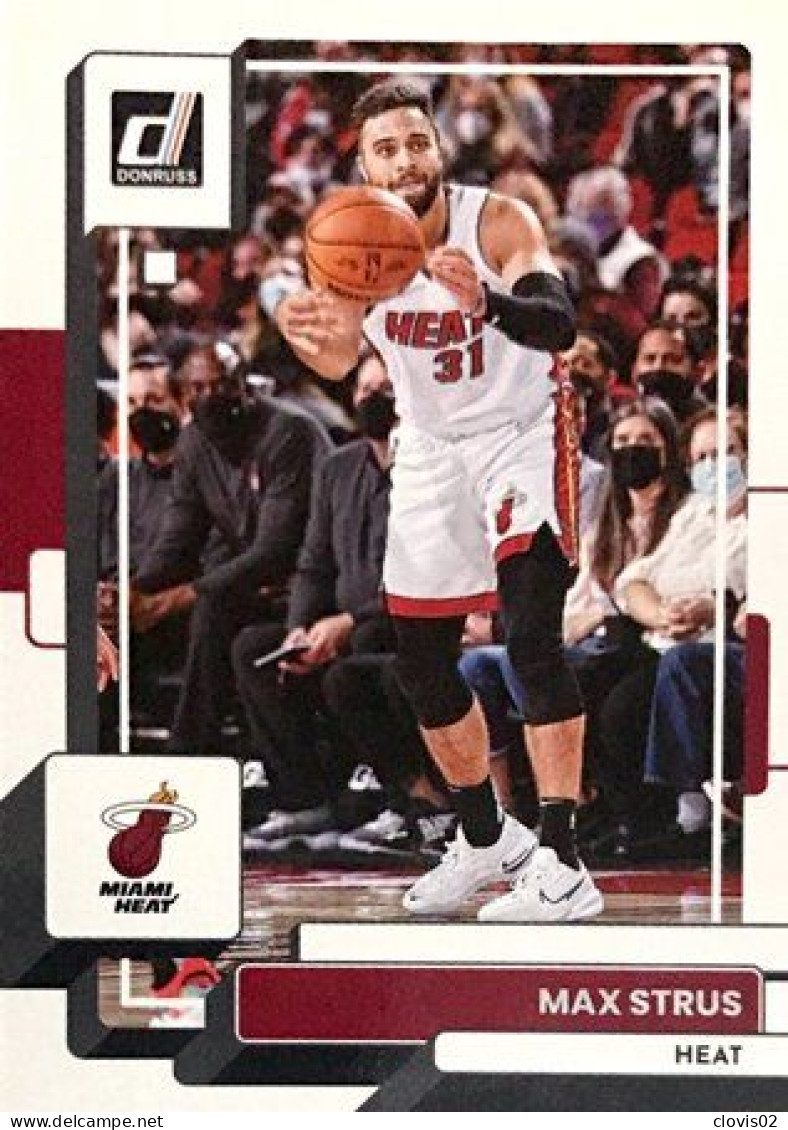 177 Max Strus - Miami Heat - Holo Green Laser - Panini NBA Donruss Carte Basketball 2022-2023 - Otros & Sin Clasificación