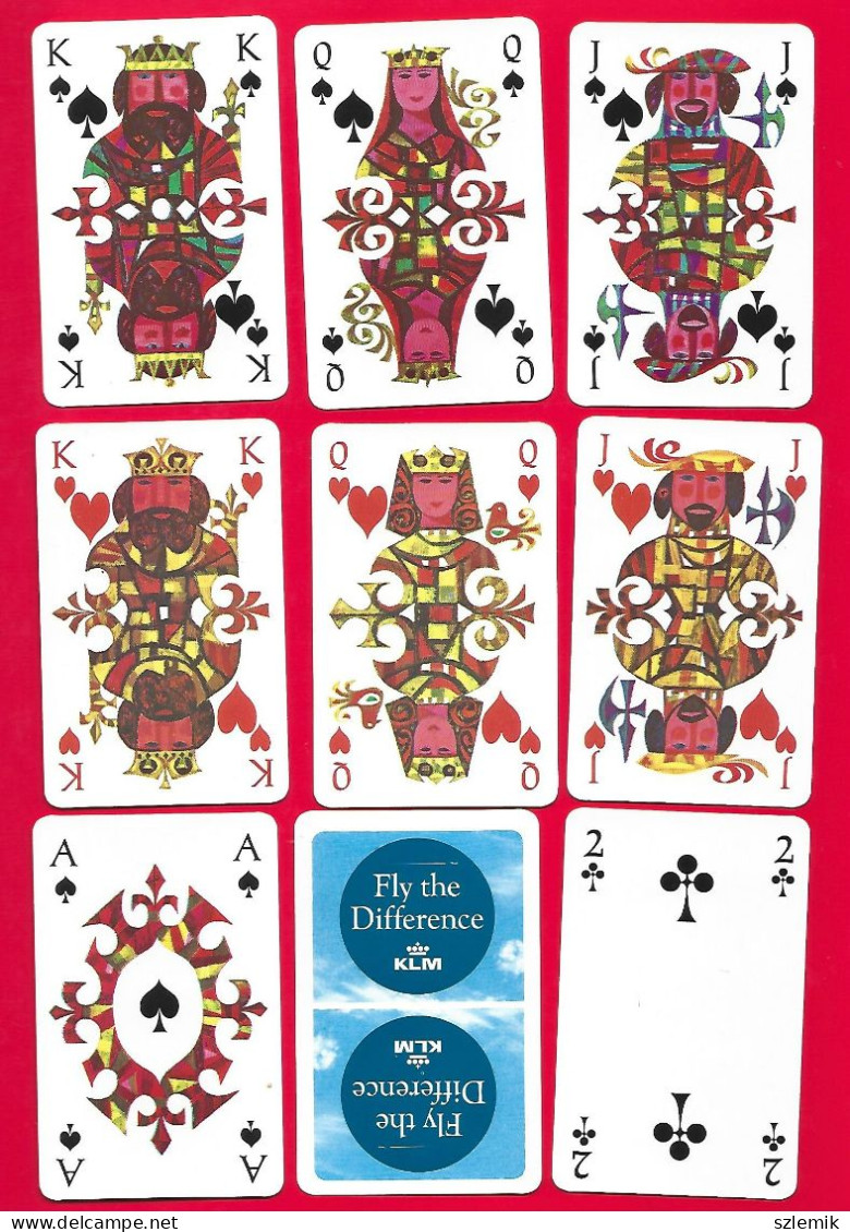 Playing Cards 52 + 3 Jokers. KLM Airlines. CartaMundi.  Designed By Max Velthuijs - 54 Karten