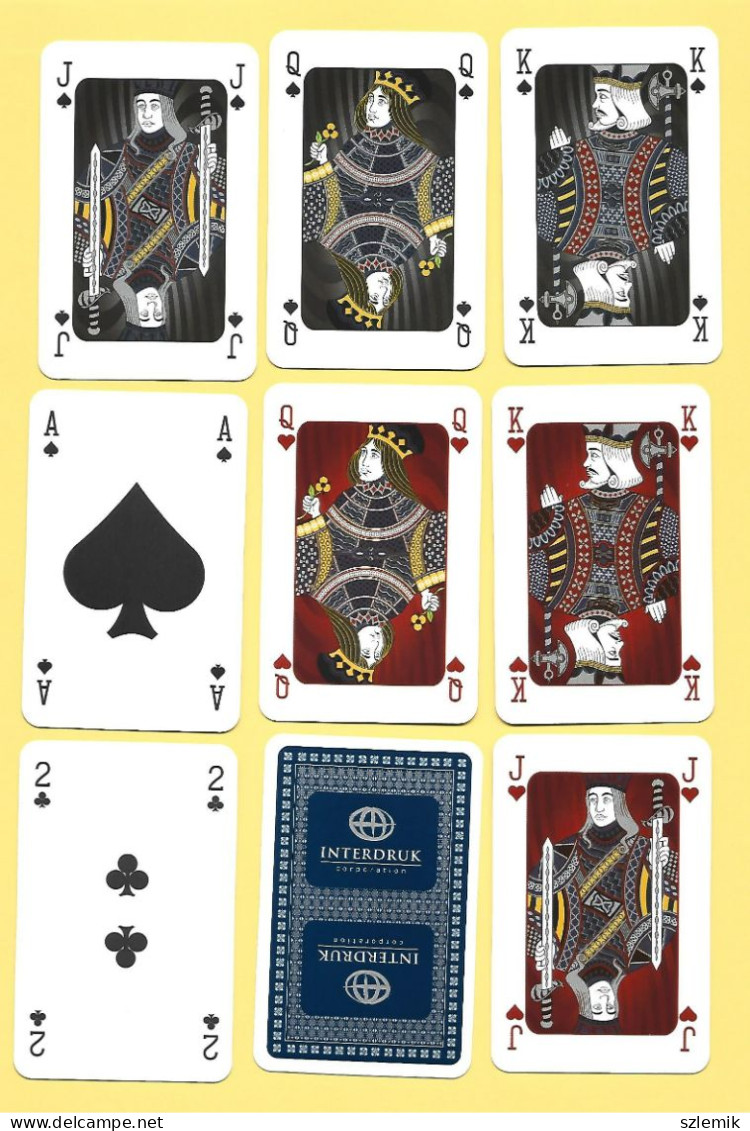 Playing Cards 52 + 3 Jokers. INTERDRUK ,  Poland  Interdruk – 2020. - 54 Cartes