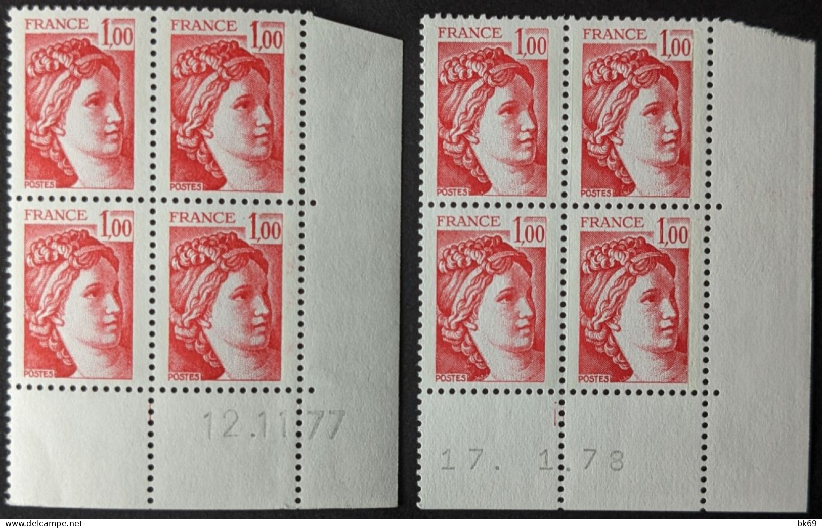 1972** Sabine 1F Rouge X2 - 1970-1979