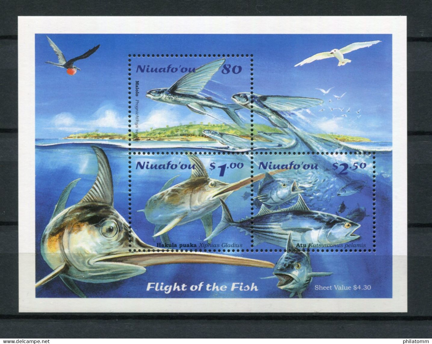 Tonga-Niuafo`ou - Block Nr. 29 - "Fische" ** / MNH (aus Dem Jahr 2001) - Tonga (1970-...)