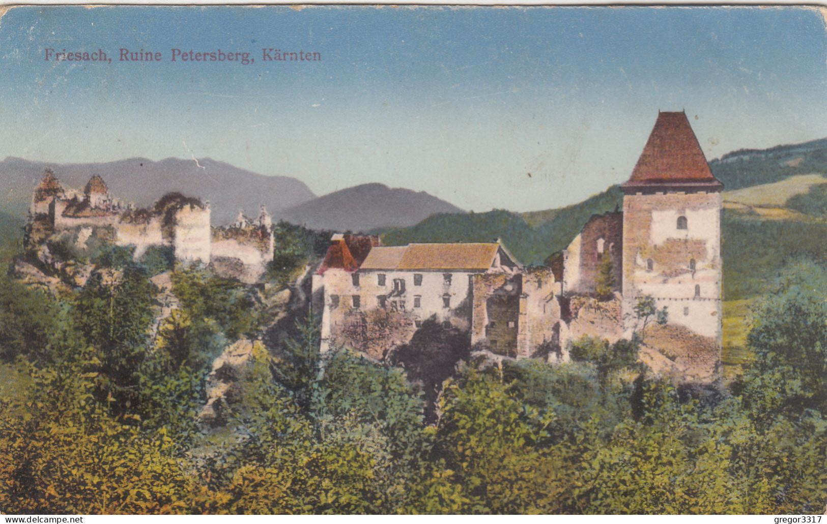 E4348) FRIESACH / Kärnten  - Ruine PETERSBERG - - Friesach