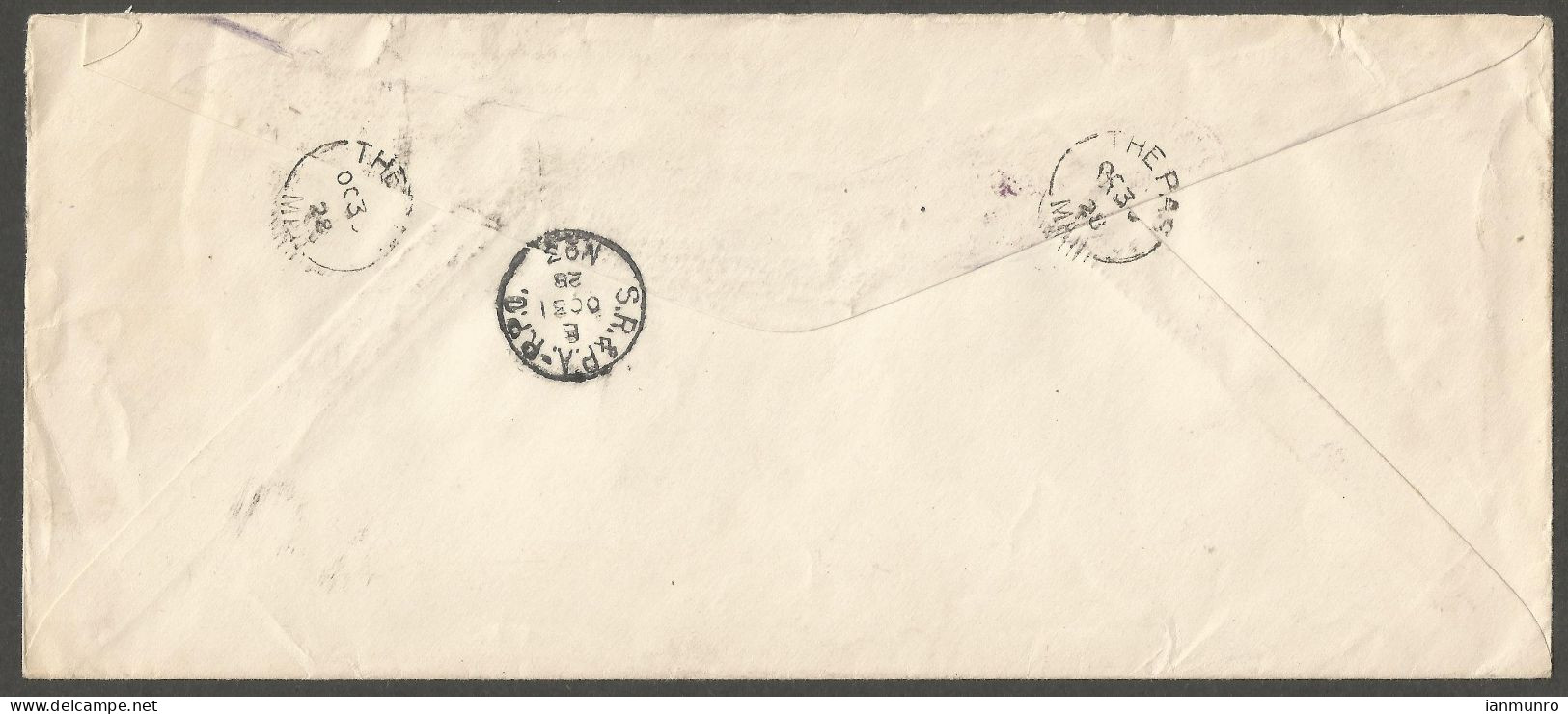 1928 Registered Cover 13c Admirals RPO CDS The Pas Manitoba To Dauphin Dominion Lands - Postal History