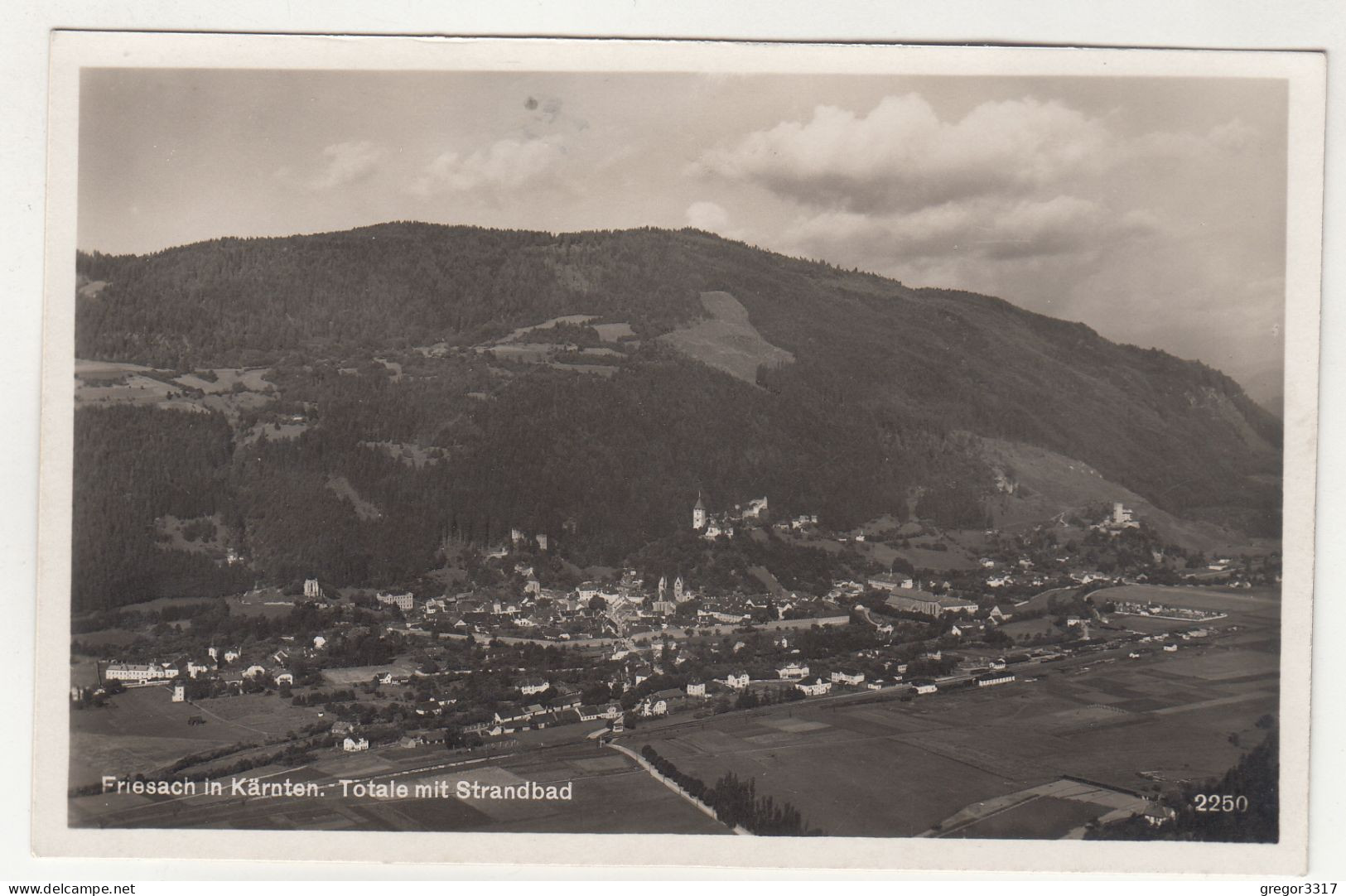 E4355) FRIESACH In Kärnten - Totale Mit STRANDBAD - Alte FOTO AK 1931 Franz Schilcher - Friesach