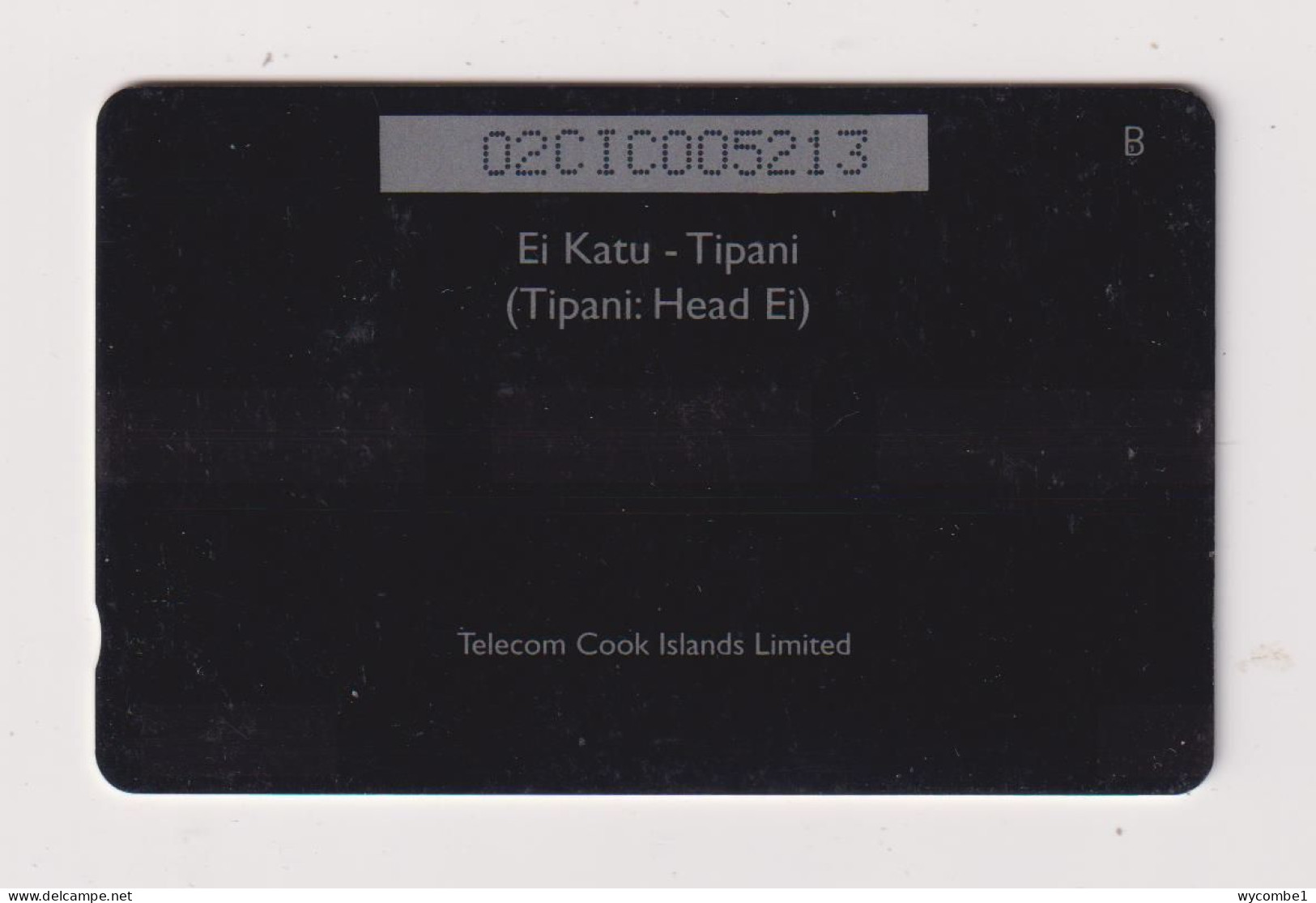 COOK ISLANDS - Head Garland GPT Magnetic Phonecard - Cookeilanden