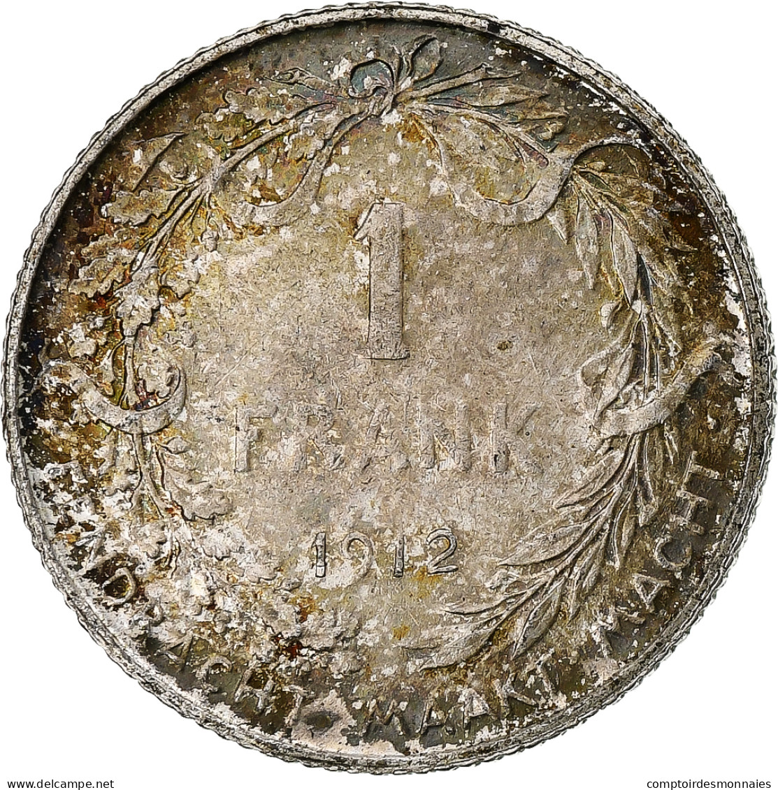 Belgique, Franc, 1912, Argent, SUP+, KM:73.1 - 1 Frank