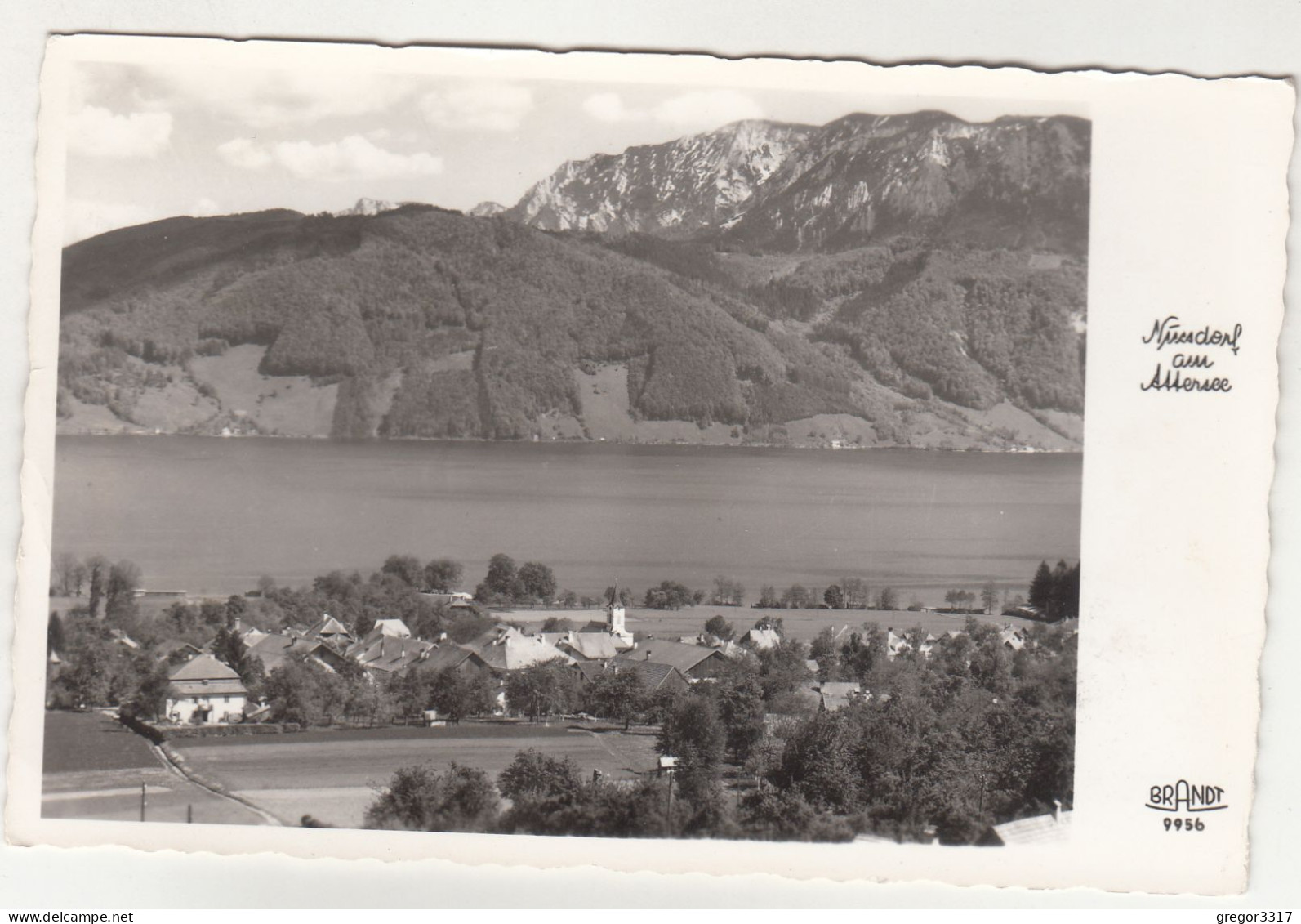 E4364) NUSSDORF Am ATTERSEE - S/W  15.6.1960 - Attersee-Orte