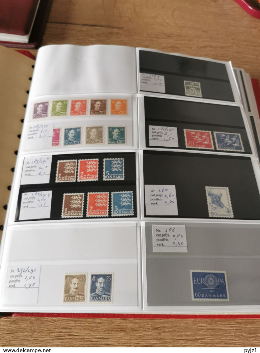 Denmark Collection Dealers 2 Display Book Postfris** - Sammlungen (im Alben)