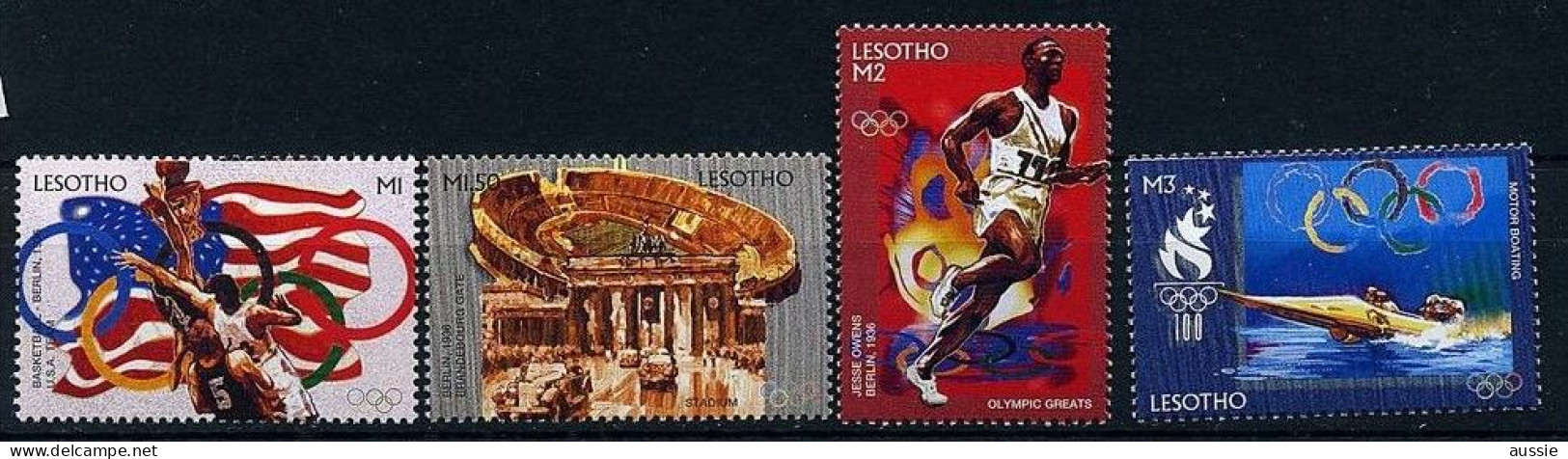 Lesotho 1996 Yvertn° 1191-1194 *** MNH Cote 40 FF Sport - Lesotho (1966-...)