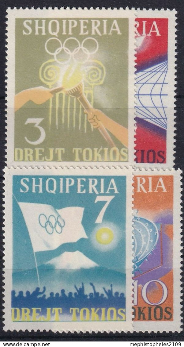 ALBANIA 1964 - MNH - Mi 823-826 - Albanien