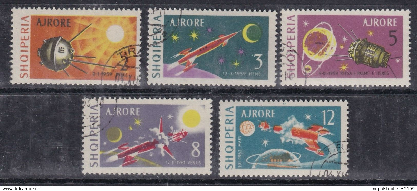 ALBANIA 1963 - Canceled - Mi 779-783 - Albanie