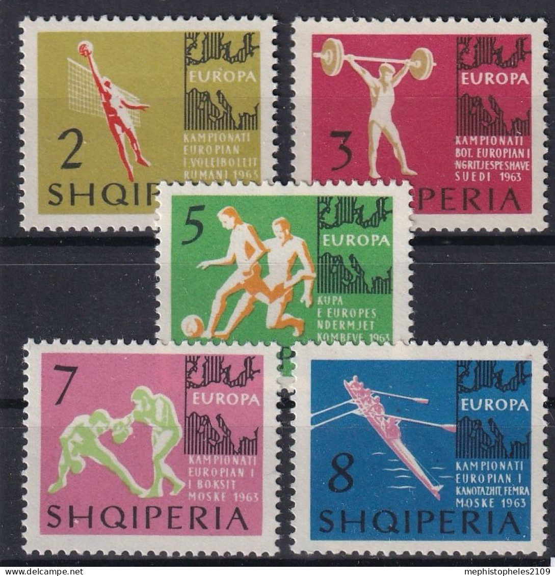 ALBANIA 1963 - MNH - Mi 763-767 - Albanie