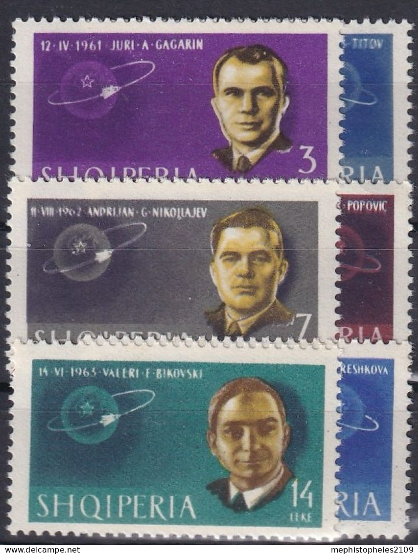 ALBANIA 1963 - MNH - Mi 757-762A - Albanie