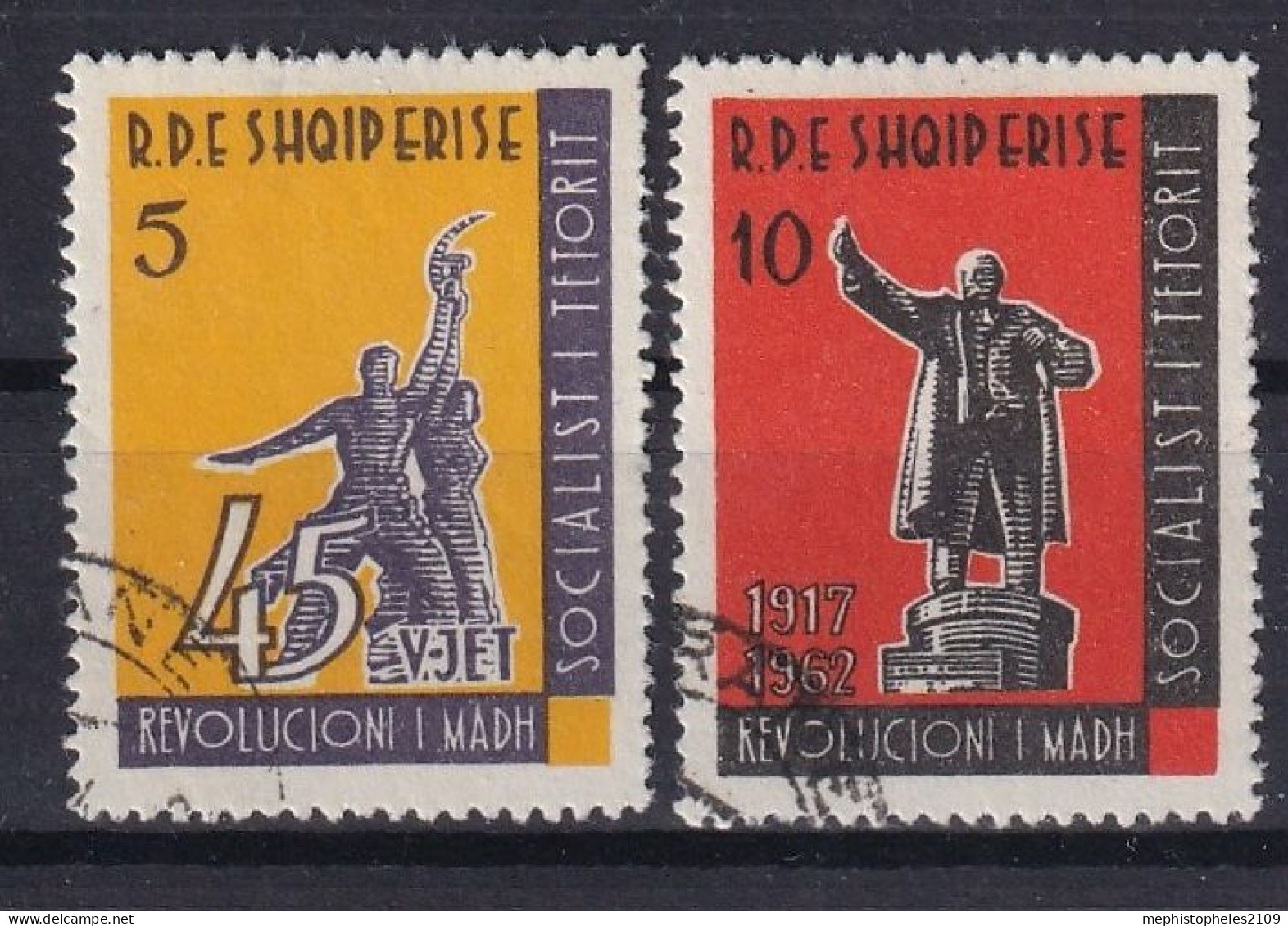 ALBANIA 1963 - Canceled - Mi 715, 716 - Albanie