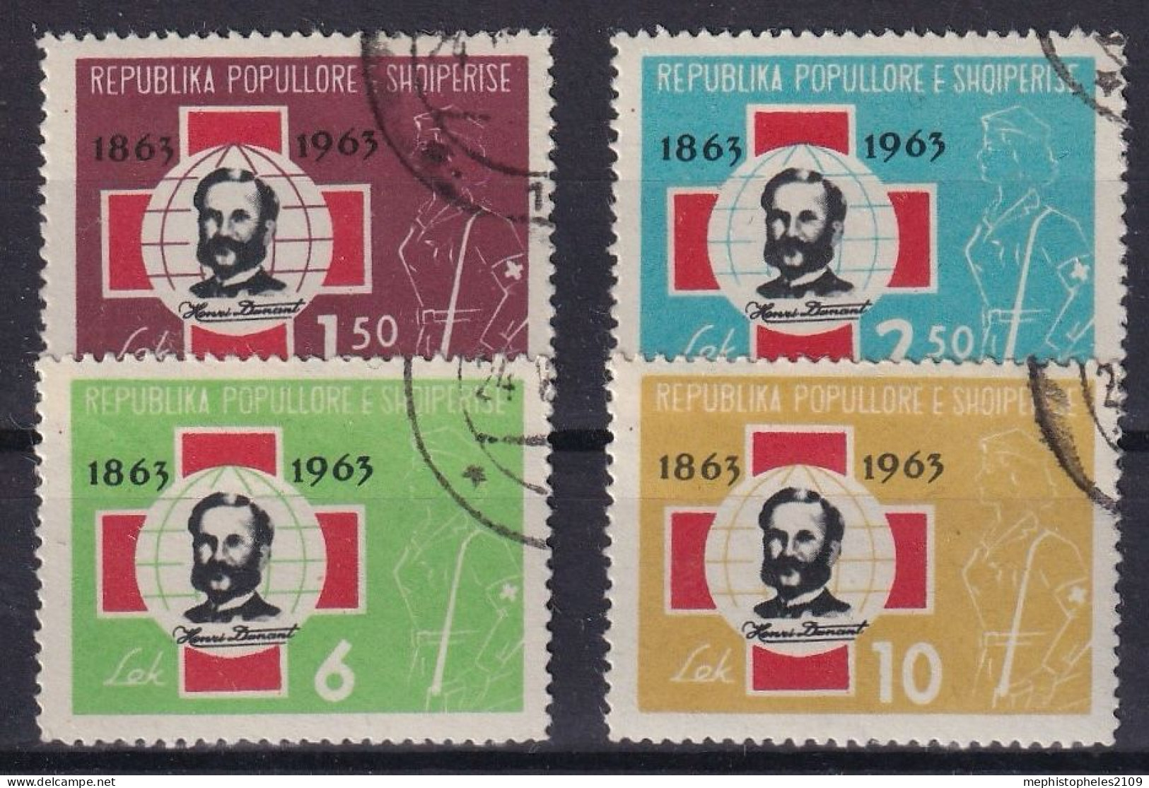 ALBANIA 1963 - Canceled - Mi 717-720 - Albanien