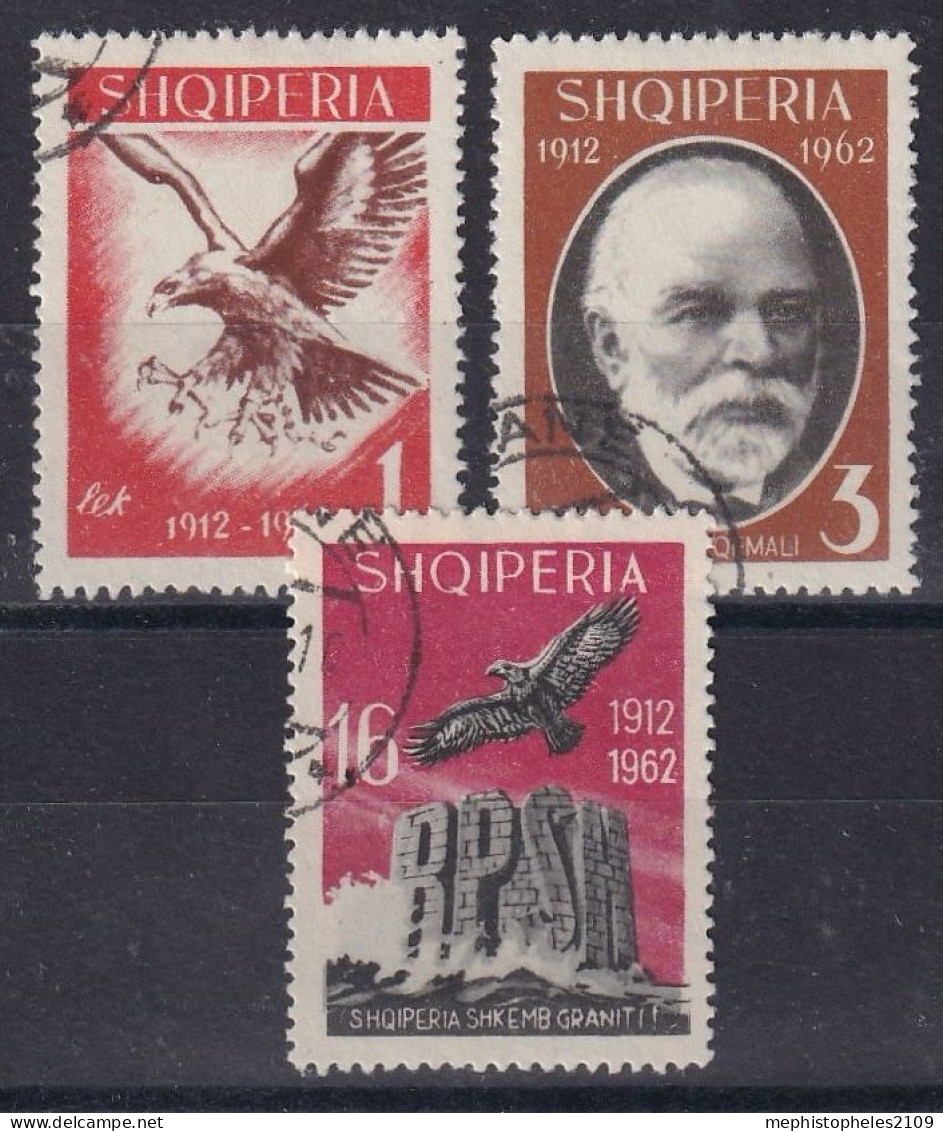 ALBANIA 1962 - Canceled - Mi 709-711 - Albanie