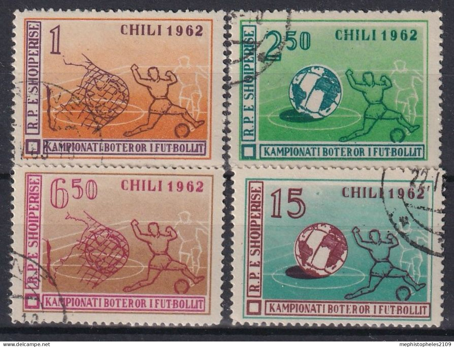 ALBANIA 1962 - Canceled - Mi 673-676 - Albanien