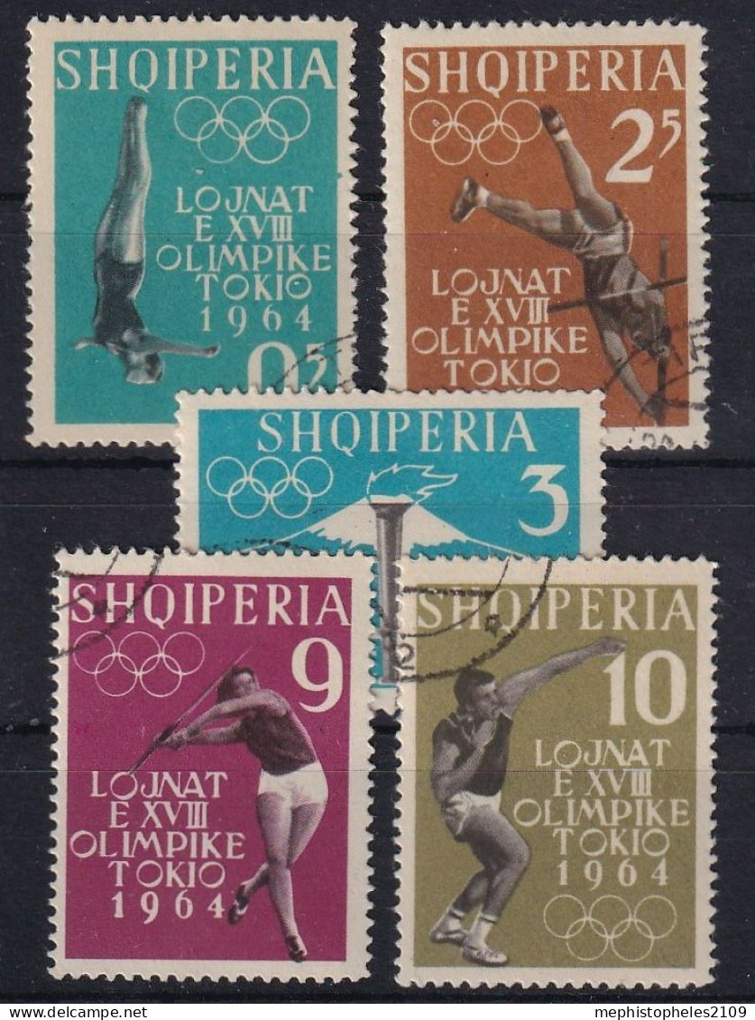 ALBANIA 1962 - Canceled - Mi 657-661A - Albanien