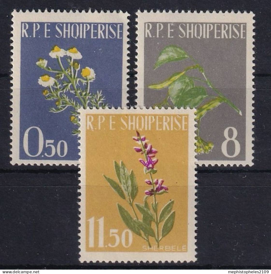 ALBANIA 1962 - MNH - Mi 654-656A - Albanien