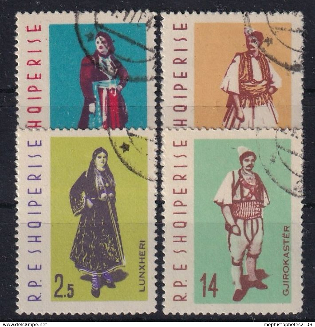 ALBANIA 1962 - Canceled - Mi 695-698A - Albanie