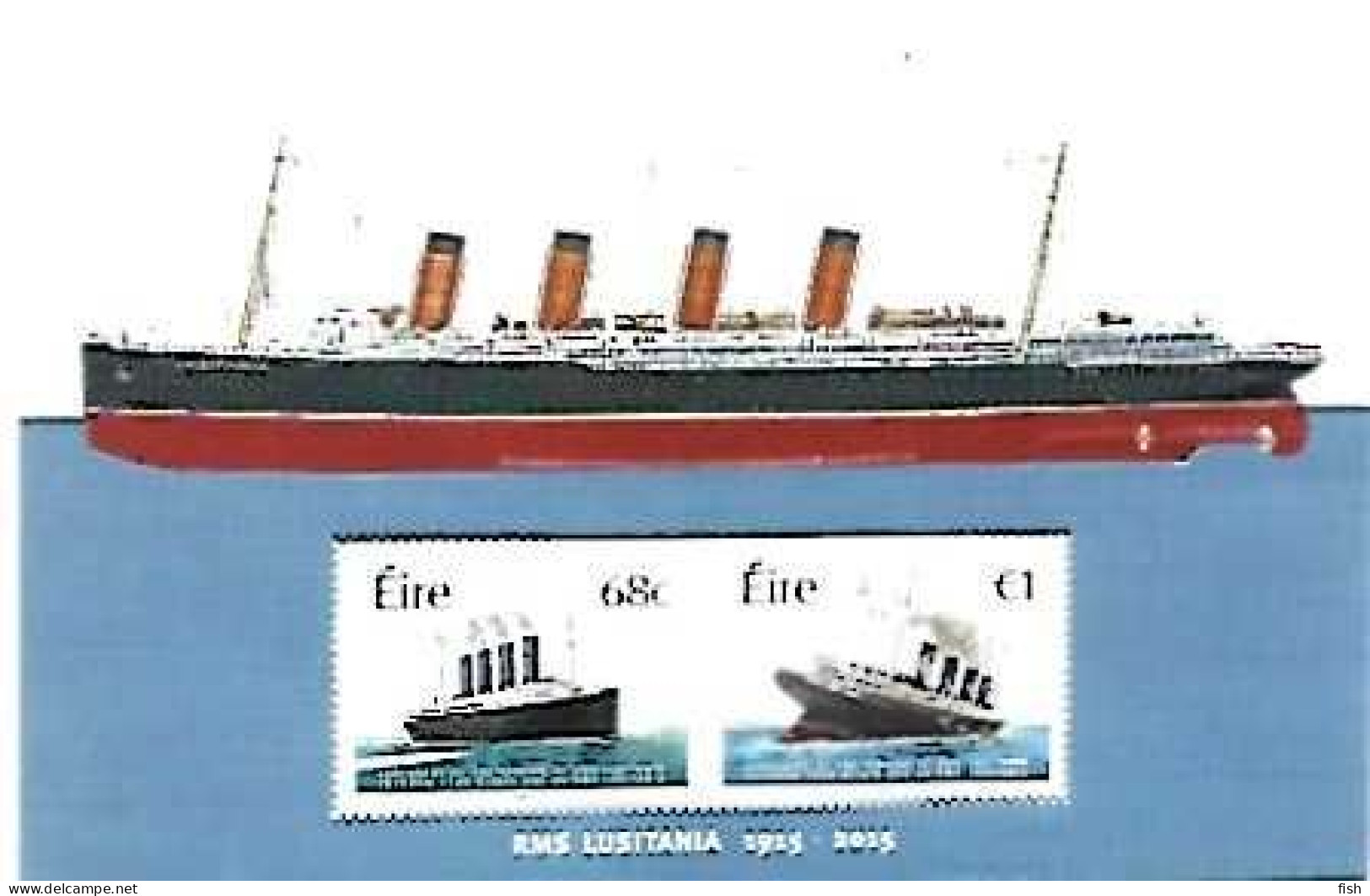 Ireland ** &  Centenary Of The Sinking Of RMS Lusitania 2015 (6868) - Hojas Y Bloques