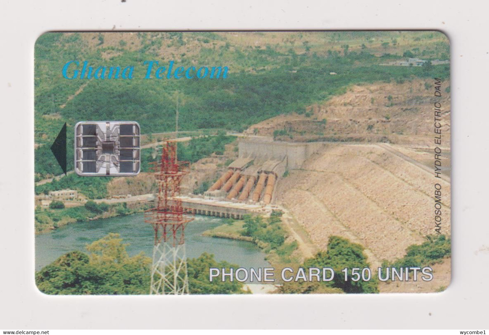 GHANA - Akosombo Dam Chip Phonecard - Ghana