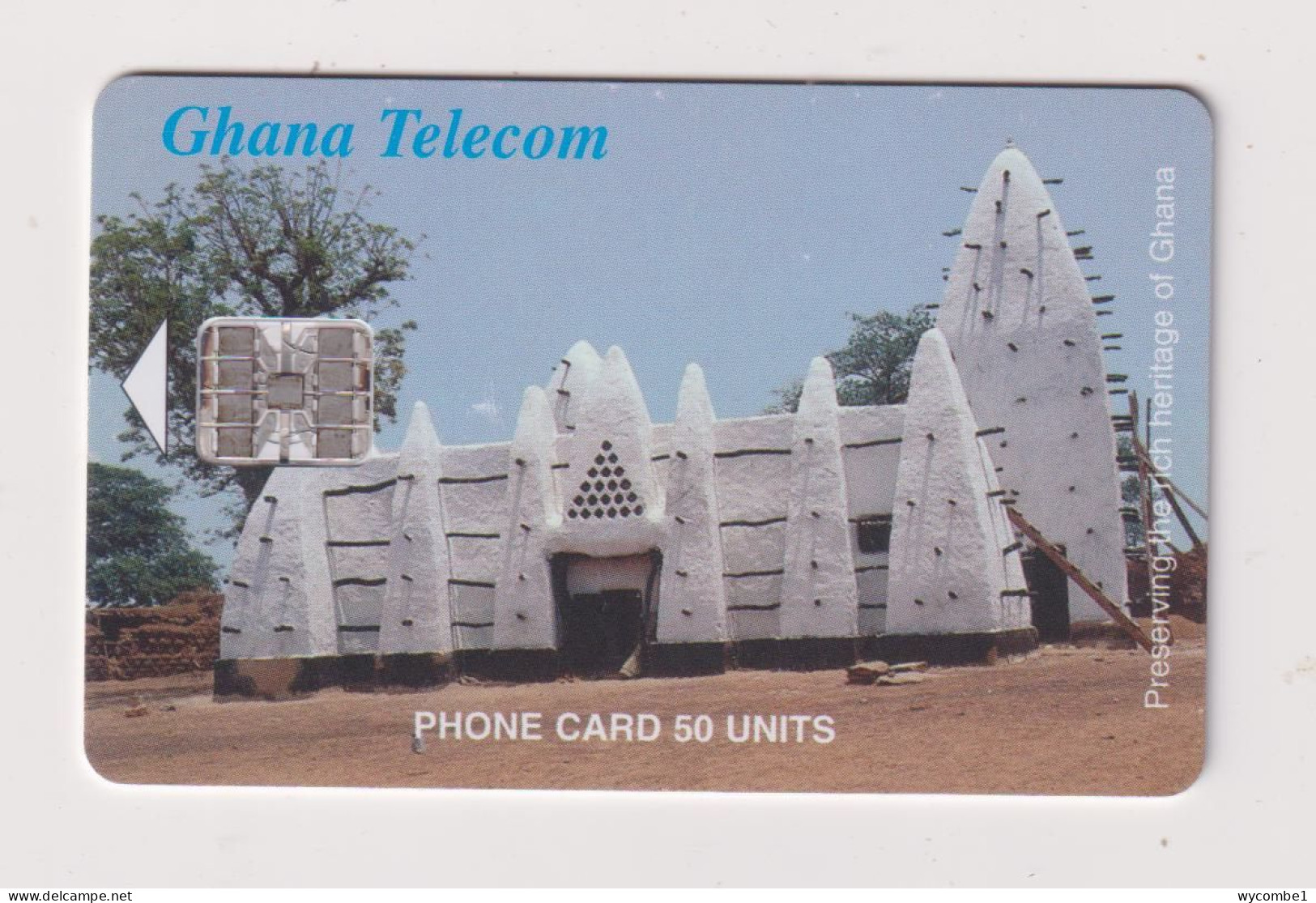 GHANA - Larabanga Mosque Chip Phonecard - Ghana
