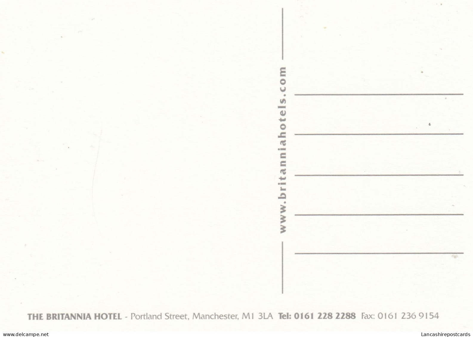 Postcard Britannia Hotel Manchester My Ref B26297 - Manchester