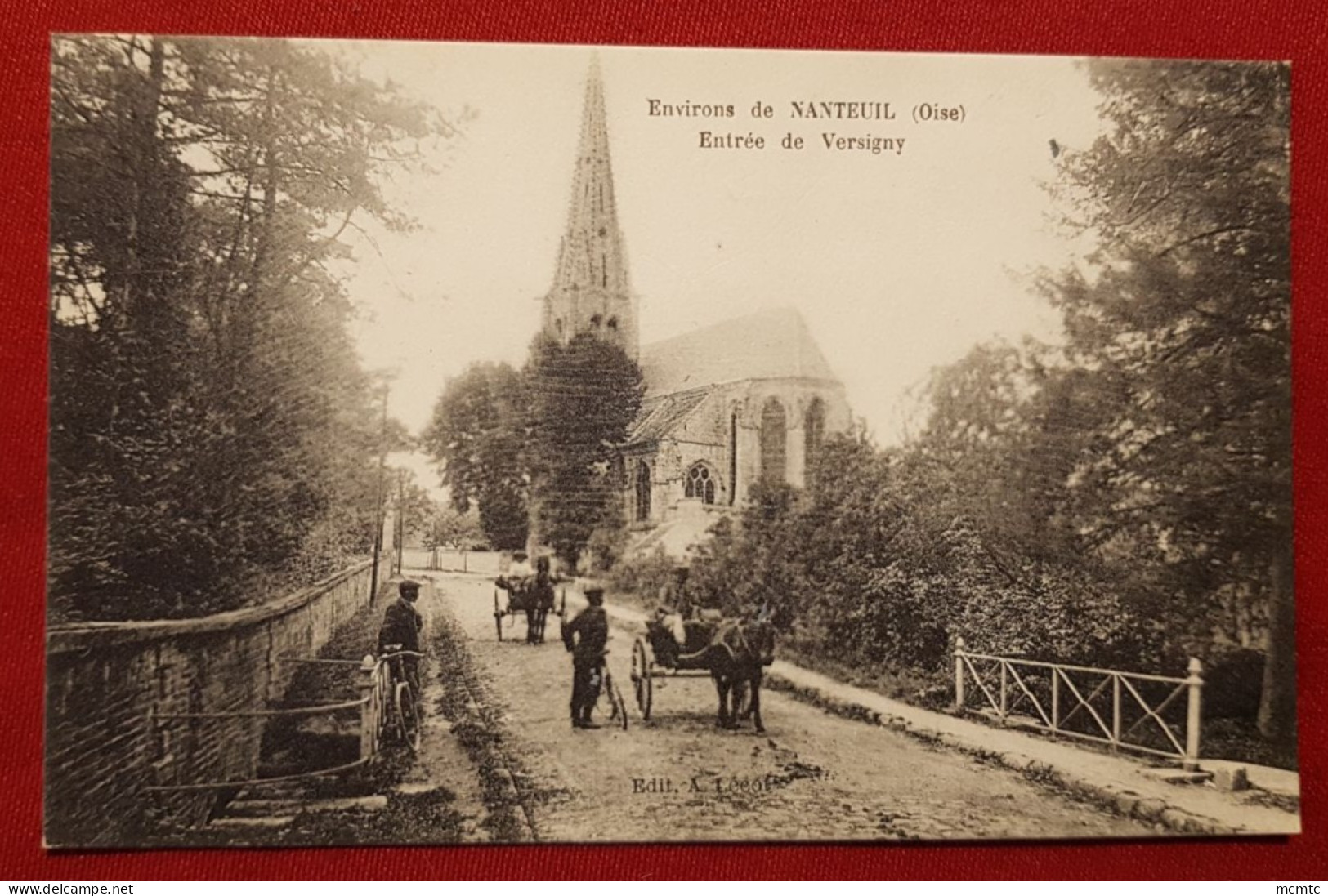 CPA Rétrécit  - Environs De Nanteuil -(Oise) - Entrée De Versigny - Nanteuil-le-Haudouin