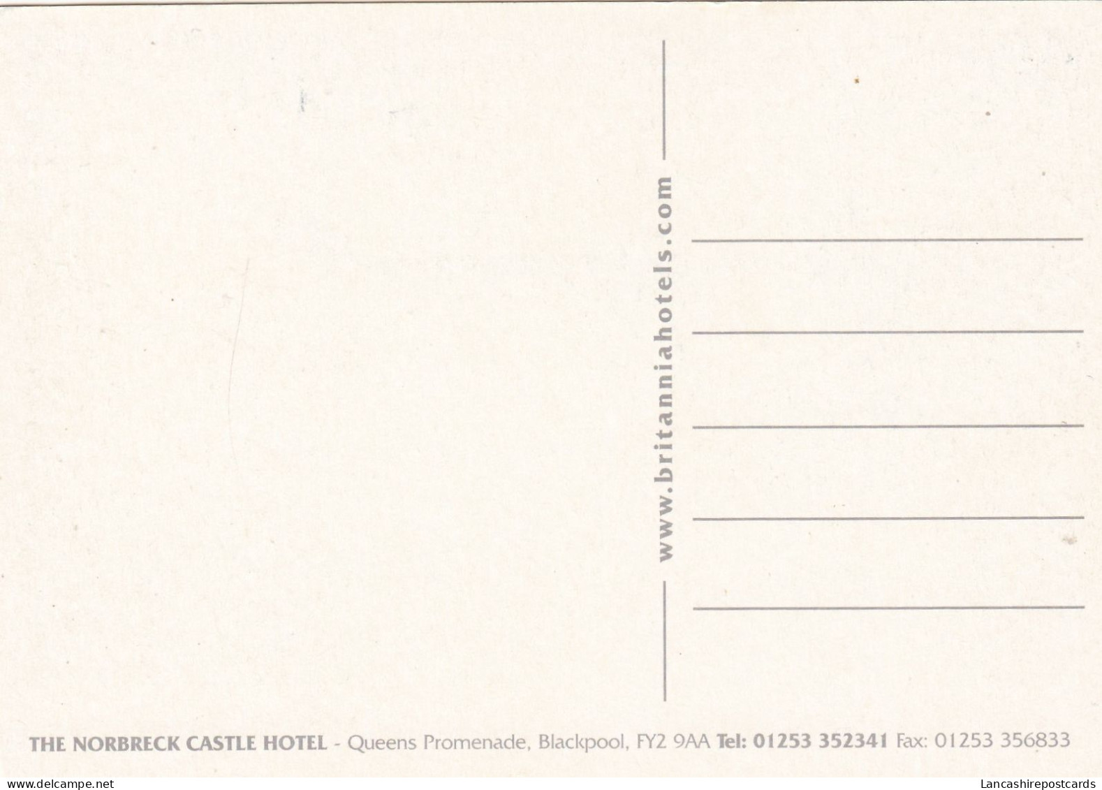 Postcard The Norbreck Castle Hotel Blackpool My Ref B26298 - Blackpool