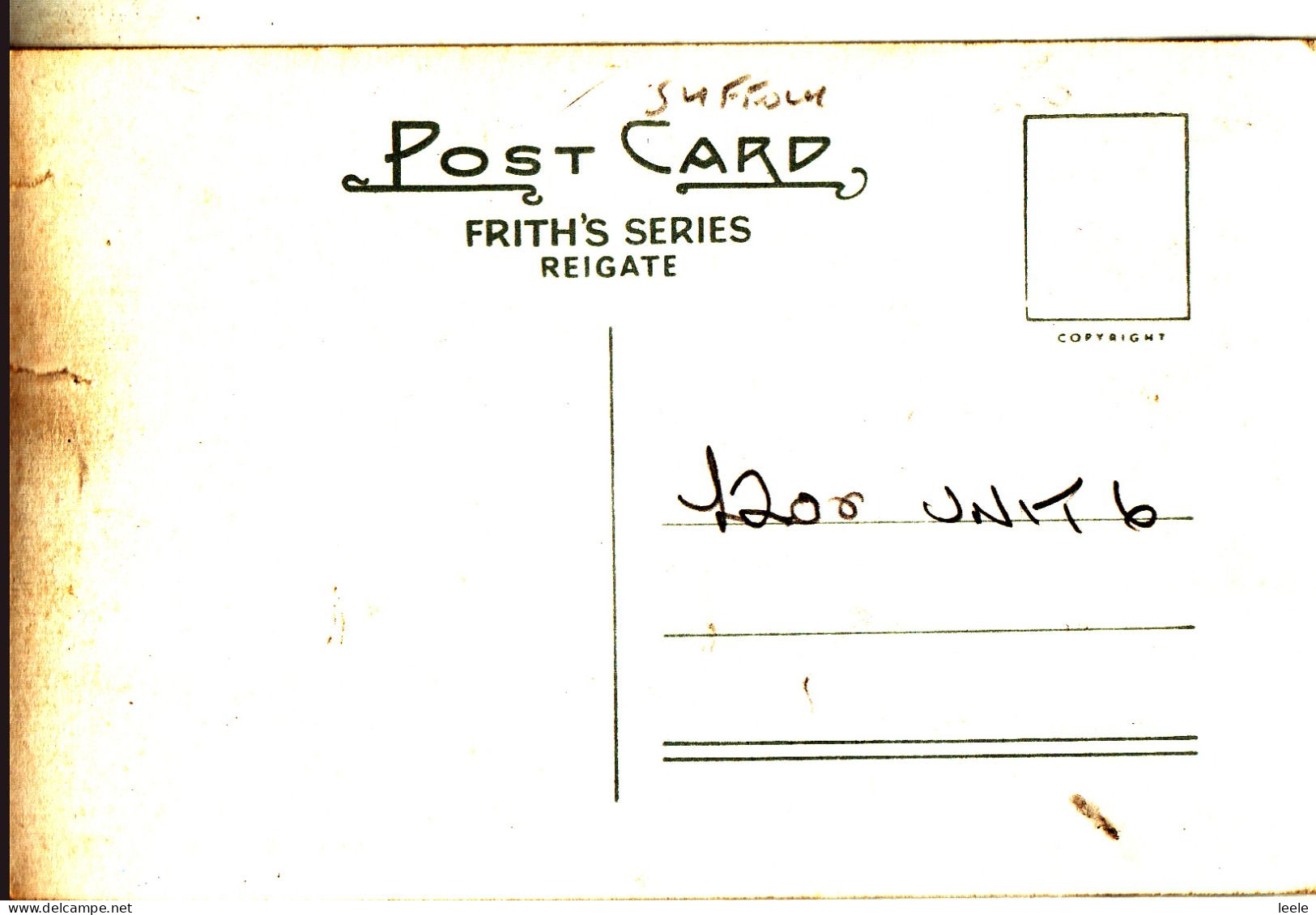 BT08. Vintage Postcard. Grove Side, Yoxford. Suffolk - Autres & Non Classés