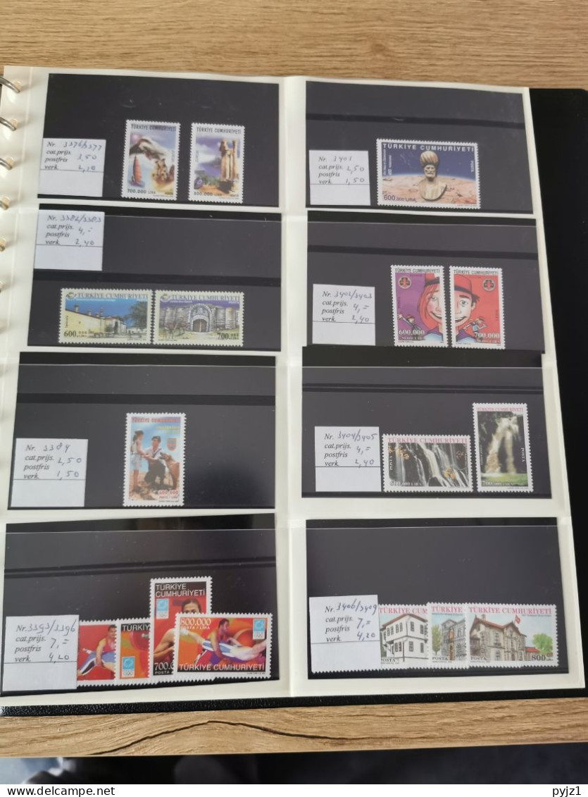 Turkye collection dealers 2 display book postfris**
