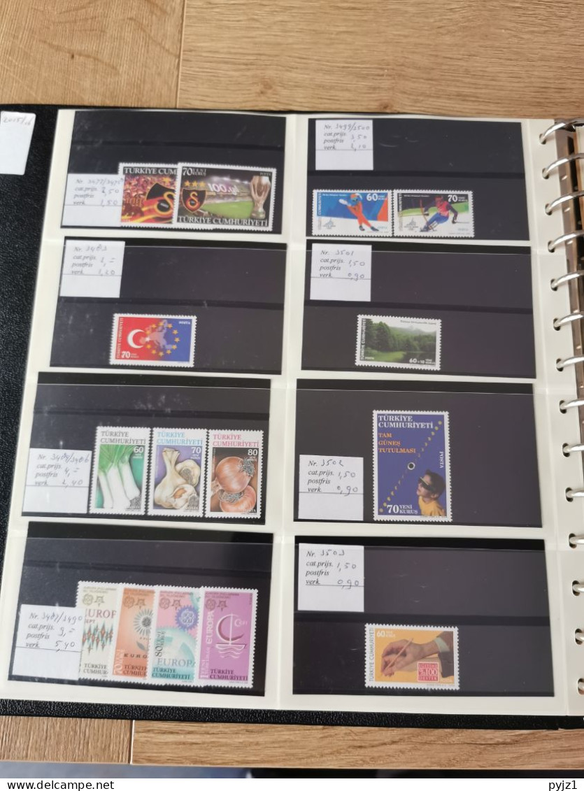 Turkye collection dealers 2 display book postfris**