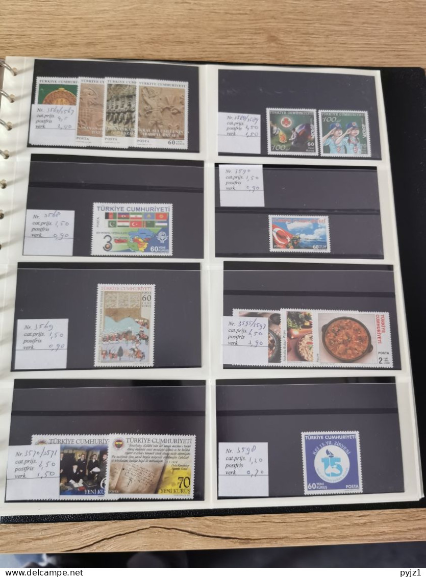 Turkye collection dealers 2 display book postfris**