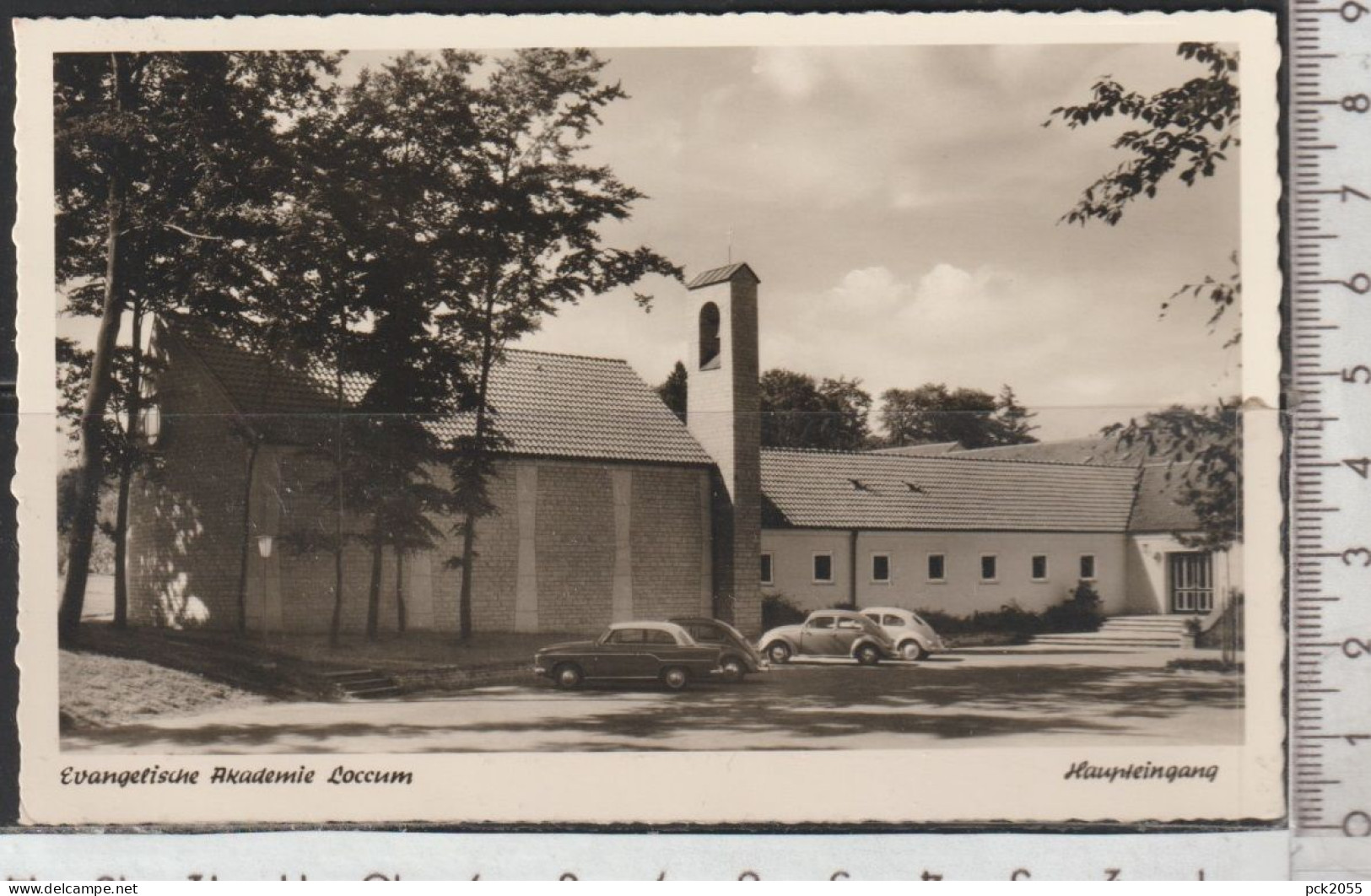 Loccum / Kreis Nienburg - Evangelische Akademie Haupteingang - Gelaufen 1960  ( AK4722) Günstige Versandkosten - Nienburg