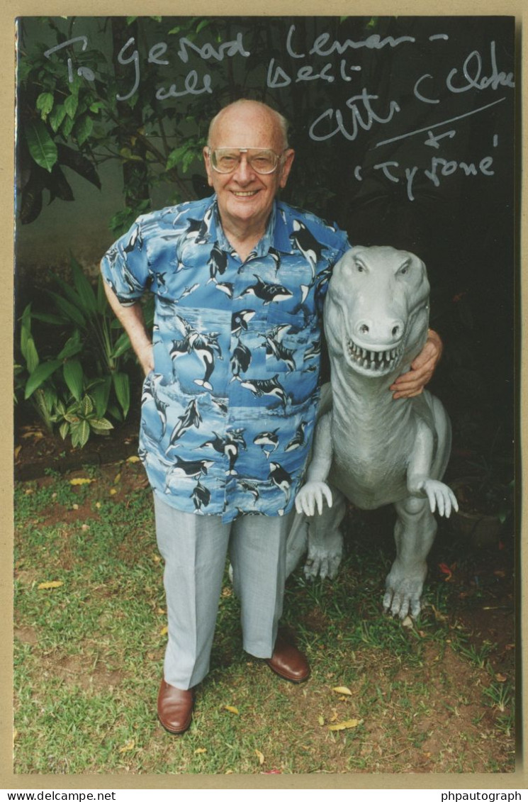 Arthur C. Clarke (1917-2008) - 2001: A Space Odyssey - Rare Signed Photo - 2000 - Writers