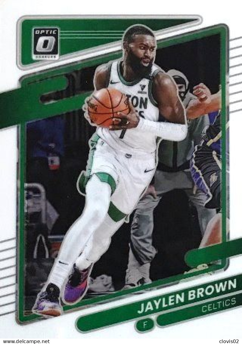 19 Jaylen Brown - Boston Celtics- Panini NBA Donruss Optic Carte Basketball 2021-2022 - Otros & Sin Clasificación
