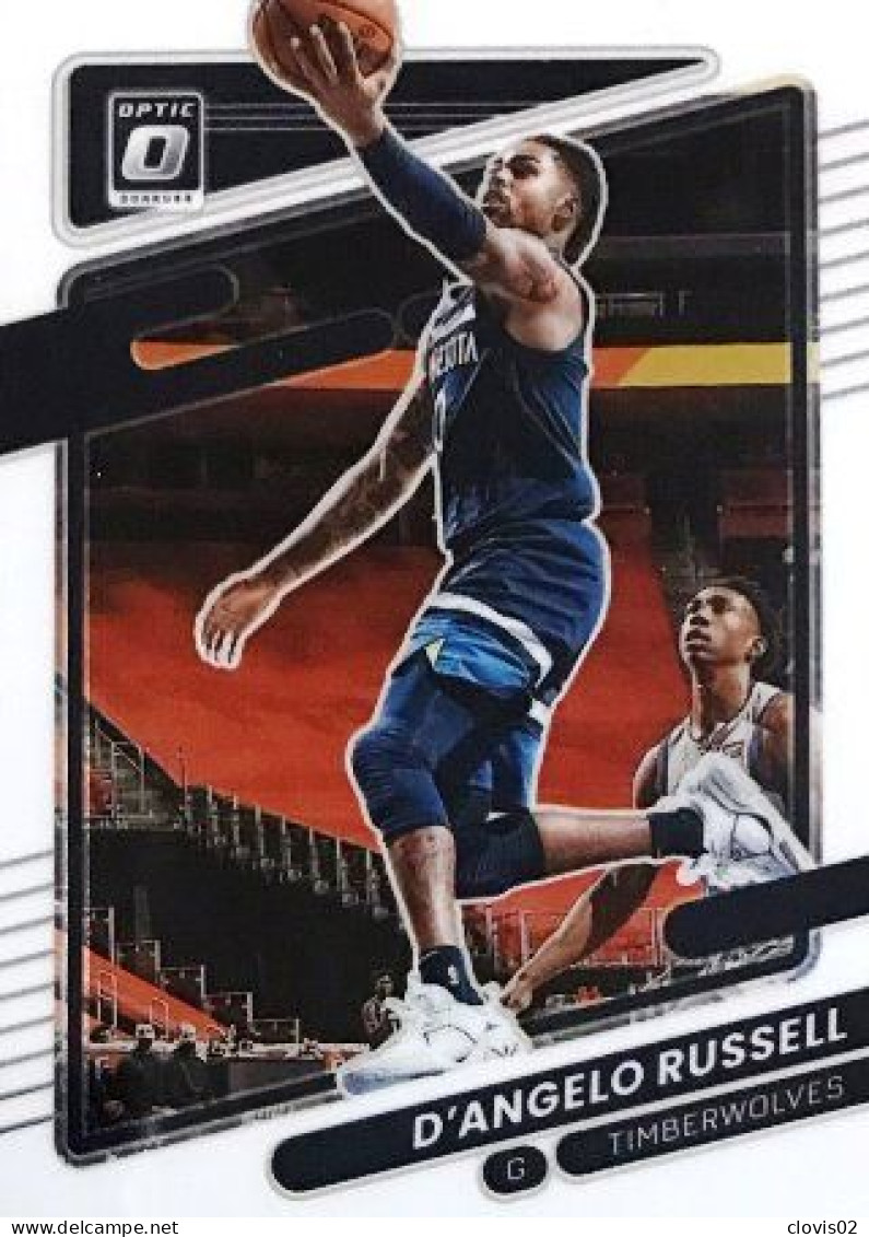 56 D'Angelo Russell - Minnesota Timberwolves- Panini NBA Donruss Optic Carte Basketball 2021-2022 - Otros & Sin Clasificación
