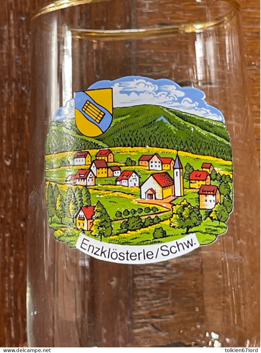 ENZKLÖSTERLE SCHWARZWALD Baden-Wurtemberg Bier Glass - Glasses