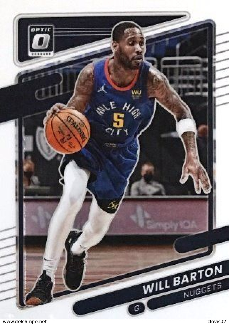 61 Will Barton - Denver Nuggets- Panini NBA Donruss Optic Carte Basketball 2021-2022 - Otros & Sin Clasificación