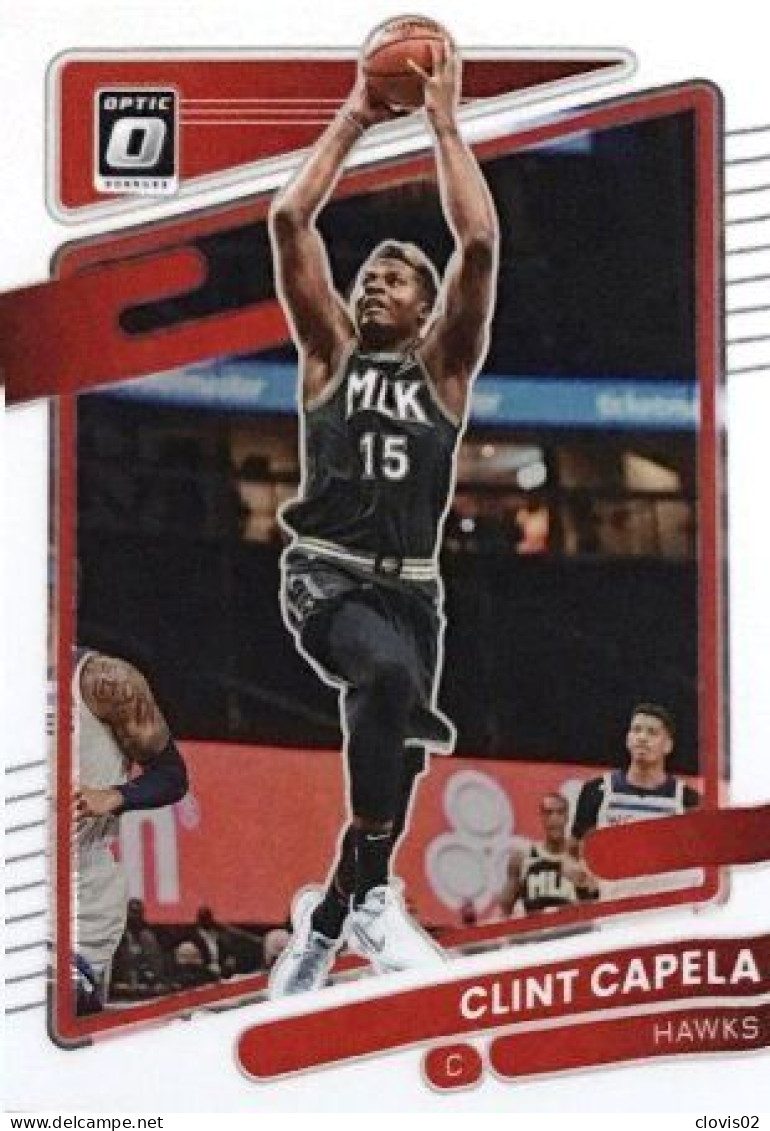 62 Clint Capela - Atlanta Hawks- Panini NBA Donruss Optic Carte Basketball 2021-2022 - Otros & Sin Clasificación