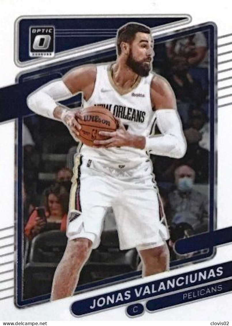 71 Jonas Valanciunas - New Orleans Pelicans- Panini NBA Donruss Optic Carte Basketball 2021-2022 - Otros & Sin Clasificación