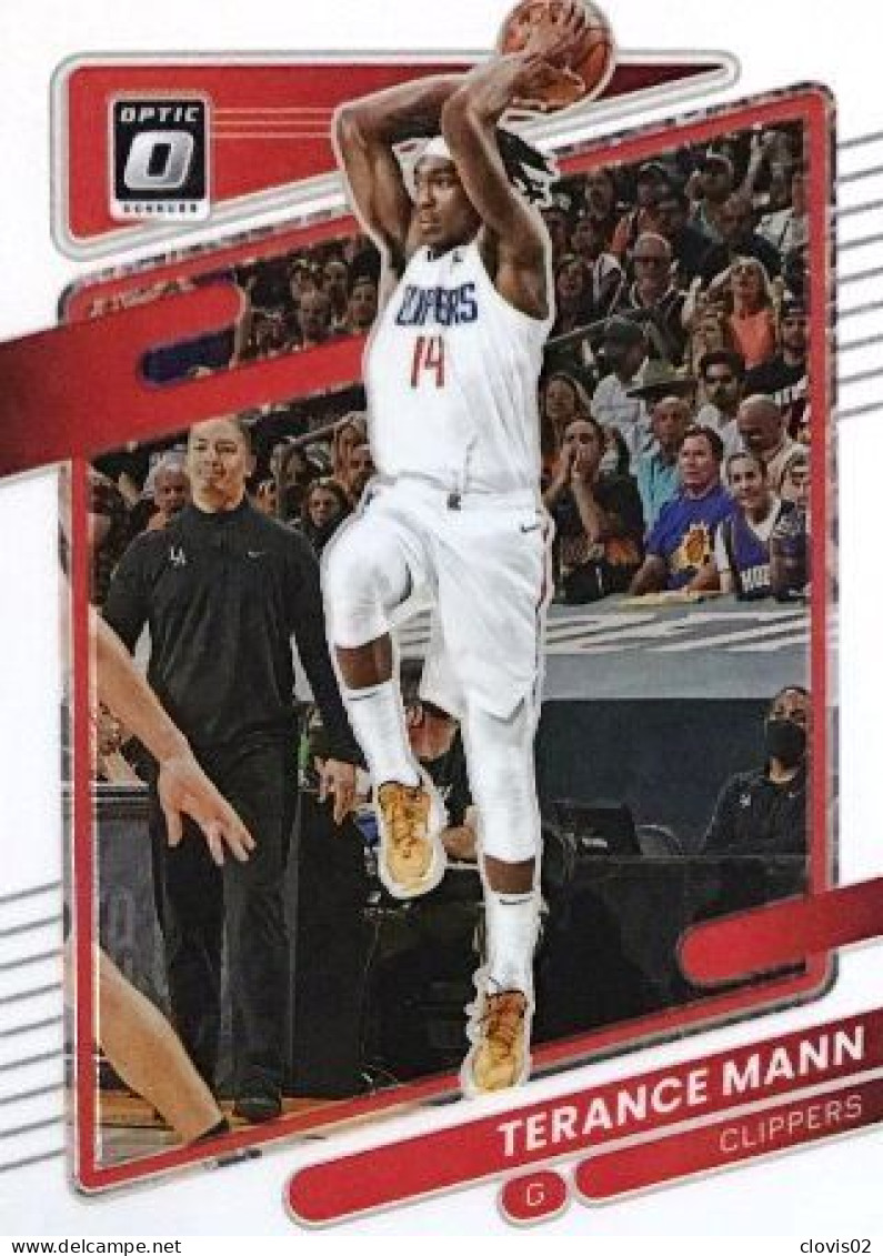 72 Terance Mann - Los Angeles Clippers- Panini NBA Donruss Optic Carte Basketball 2021-2022 - Otros & Sin Clasificación